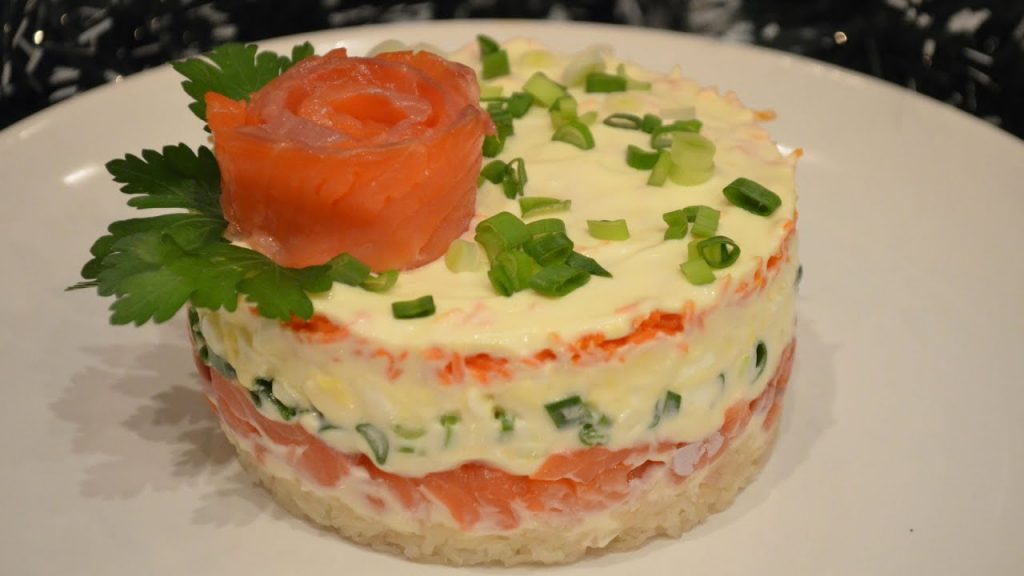 Салат из морской рыбы